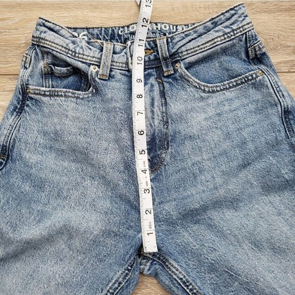 Clock House High-rise mom jeans cropped size xs - Picture 8 of 12